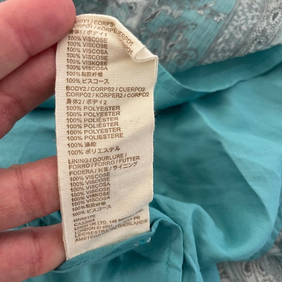 Anthro Let me be boho peaseant paisley blouse - Picture 10 of 11